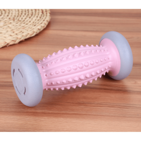 Foot Massage Roller For Plantar Fasciitis Relief, Foot Arch Pain, Myofascial Pain And Body Muscle Pain, Foot Massager Reflexology Tool - Pink