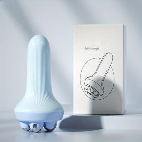 1pc Handheld Massager for Muscle Relaxation - Roller Ball Massage Tool for Back, Neck, Foot, Calf, Leg - Portable Design for On-the-Go Relaxation - Gr