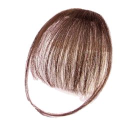 Clip on Bangs Fake Bangs Human Hair Wispy Bangs Clip in Hair Extensions - Color 3