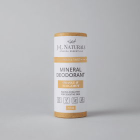 Mineral Deodorant - Orange & Bergamot