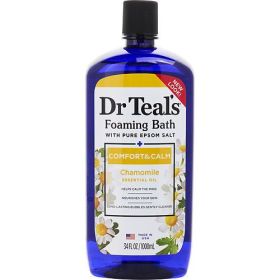 Dr. Teal's by Dr. Teal's Foaming Bath with Pure Epsom Salt Comfort & Calm with Chamomile --1000ml/34oz - As Picture