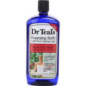 Dr. Teal's by Dr. Teal's Foaming Bath with Pure Epsom Salt Ashwagandha --1000ml/34oz - As Picture