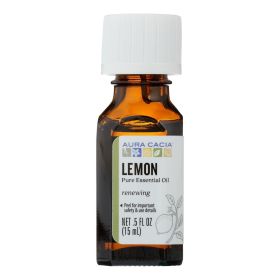 Aura Cacia - Essential Oil - Lemon - 0.5 Fl Oz - Default