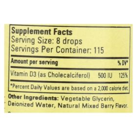 Childlife Vitamin D3 Natural Berry - 1 Fl Oz - Default