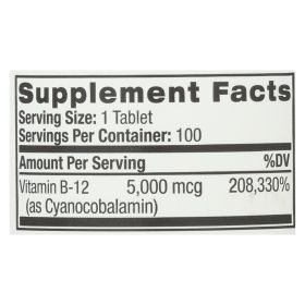 Natrol Fast Dissolving Vitamin B12 - 5000 Mcg - 100 Tabs - Default