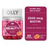 OLLY Undeniable Beauty Gummy, Supplement for Hair, Skin, Nails, Grapefruit, 60 Count - OLLY
