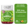 OLLY Daily Energy Gummy Supplement with CoQ10 & B12, Caffeine Free, Tropical, 60 Ct - OLLY
