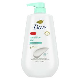 Dove Sensitive Skin Hypoallergenic Liquid Body Wash with Pump, 30.6 oz - Dove