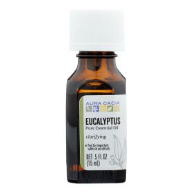 Aura Cacia - Pure Essential Oil Eucalyptus - 0.5 Fl Oz - Default