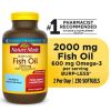 Nature Made Burp Less Fish Oil 2000 mg Per Serving Softgels;  230 Count - Nature Made