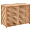 Laundry Bin 34.4"x18.1"x26.4" Solid Wood Walnut - Brown