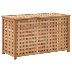 Laundry Chest 30.5"x14.8"x18.3" Solid Wood Walnut - Brown