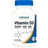 Nutricost Vitamin D3 10,000 IU Supplement, 240 Soft Gel Caps - eSupplements, llc