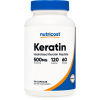 Nutricost Keratin Hydrolized Peptide Capsules - 120 Capsules (500mg each) - Non-GMO, Gluten-Free Formula - eSupplements, llc