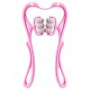 Neck Roller Massager 360¬∫ Rotatable Trigger Point Roller Portable Massager with 6 Balls for Neck Leg Thigh Foot Pain Relief - Pink
