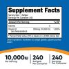 Nutricost Vitamin D3 10,000 IU Supplement, 240 Soft Gel Caps - eSupplements, llc