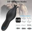 Sexy Toyzfor Women&Couple Licking&SuckinGToy for Women Female Silicone Multi-Speed VibratinGSuction Pump Female Lips Oral Tongue Massage Toy - black