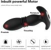 Anal Bead 10 Modes Adult Sex toys with Remote Control -Anal Stimulator Vibrating Anus Plug for Men;  Women and Couples Butt Plug;  Soft Silicone Anal