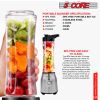 5 Core 20 oz Countertop Blender Electric 300W 600ml Kitchen top Personal Blenders for Shakes and Smoothies Powerful Food Processor w Portable Sports B