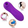 Clit Sucker Vibrator Blowjob Tongue Suck Licking G Spot Massage Clitoris Stimulator Nipple Sucking Erotic Sex Toys For Women Sex - Purple
