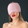 Gel Cold Headache Ice Cap Migraine Relief Cap Stress Relax Pain Head Hot Cold Therapy Cold Pack Eye Mask Ice Hat Massage Tool - China - Pink-Double