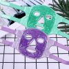 Ice Gel Face Mask Anti Wrinkle Relieve Fatigue Skin Firming Spa Hot Cold Therapy Ice Pack Cooling Massage Beauty Skin Care Tool - Green