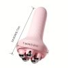 1pc Handheld Massager for Muscle Relaxation - Roller Ball Massage Tool for Back, Neck, Foot, Calf, Leg - Portable Design for On-the-Go Relaxation - Ye