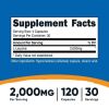 Nutricost L-Leucine 2,000mg Supplement, 120 Vegetarian Capsules, 30 Servings - eSupplements, llc