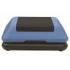 16in Square Aerobic Step Platform with 4 Risers Adjustable Exercise Fitness Workout Stepper,Blue and Green - as Pic