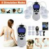 Electric Tens Unit Machine Pulse Massager Muscle Stimulator Therapy Pain Relief Digital Massage Electric Meridian Full Body Mass - SPAIN