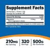 Nutricost Magnesium Citrate Powder (500 Grams) Unflavored - Gluten Free Supplement - eSupplements, llc