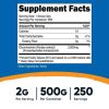 Nutricost Glucomannan Powder 500 Grams - Gluten Free & Non-GMO Supplement - eSupplements, llc