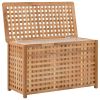 Laundry Chest 30.5"x14.8"x18.3" Solid Wood Walnut - Brown