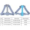 Posture Corrector for Men and Women, Adjustable Upper Back Brace for Clavicle Support - Gray - M