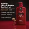 Old Spice Men's 2 in 1 Shampoo Conditioner, All Hair Types, Swagger, 29 fl oz, 2 Pack - Old Spice