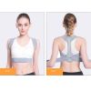 Posture Corrector for Men and Women, Adjustable Upper Back Brace for Clavicle Support - Gray - M