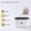 Drop Shipping 3D Flame Humidifier 300ML Ultrasonic Flame Aroma Diffuser Essential Oil Diffuser Top Sell - White