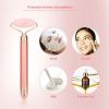 Vibra Beauty Vibrating Gemstone Roller And Magical Skin Care Massager - PINK CRYSTAL