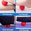 Hedgehog Massage Ball Spiky Peanut Ball Stress Reflexology Trigger Point Massage Balls for Arm Leg Back Feet Hand Muscle Massage - Set A-3Pcs