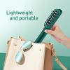 Intelligent RF Hair Growth Comb with EMS, Microcurrent, Infrared, and Vibration Massage - Get Gorgeous Hair with this Advanced Hair Care Tool - Green