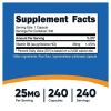 Nutricost Vitamin B6 (Pyridoxine HCl) 25mg, 240 Capsules, Supplement - eSupplements, llc