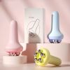 1pc Handheld Massager for Muscle Relaxation - Roller Ball Massage Tool for Back, Neck, Foot, Calf, Leg - Portable Design for On-the-Go Relaxation - Ye