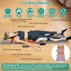 Full Body Electric Massage Mat with Heat Vibration Massage Pad Cushion  - Grey