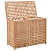 Laundry Bin 34.4"x18.1"x26.4" Solid Wood Walnut - Brown