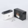 Drop Shipping 3D Flame Humidifier 300ML Ultrasonic Flame Aroma Diffuser Essential Oil Diffuser Top Sell - White