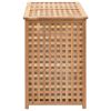 Laundry Bin 34.4"x18.1"x26.4" Solid Wood Walnut - Brown