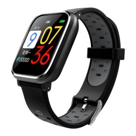 Supply Smart Bracelet Q58 Heart Rate Blood Pressure Monitoring Phone Information Reminder (Option: Black Gray Grey)