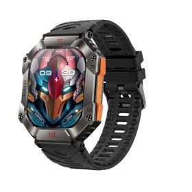 Outdoor Smart Watch Bluetooth Calling (Color: Black)