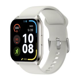 Bluetooth Smart Watch Heart Rate Sleep Monitoring Sports Suitable For Xiaomi (Color: White)