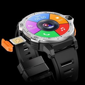 AP6 Smart Watch Dual Camera 4G Plug-in Card (Option: 4 64g Silver)